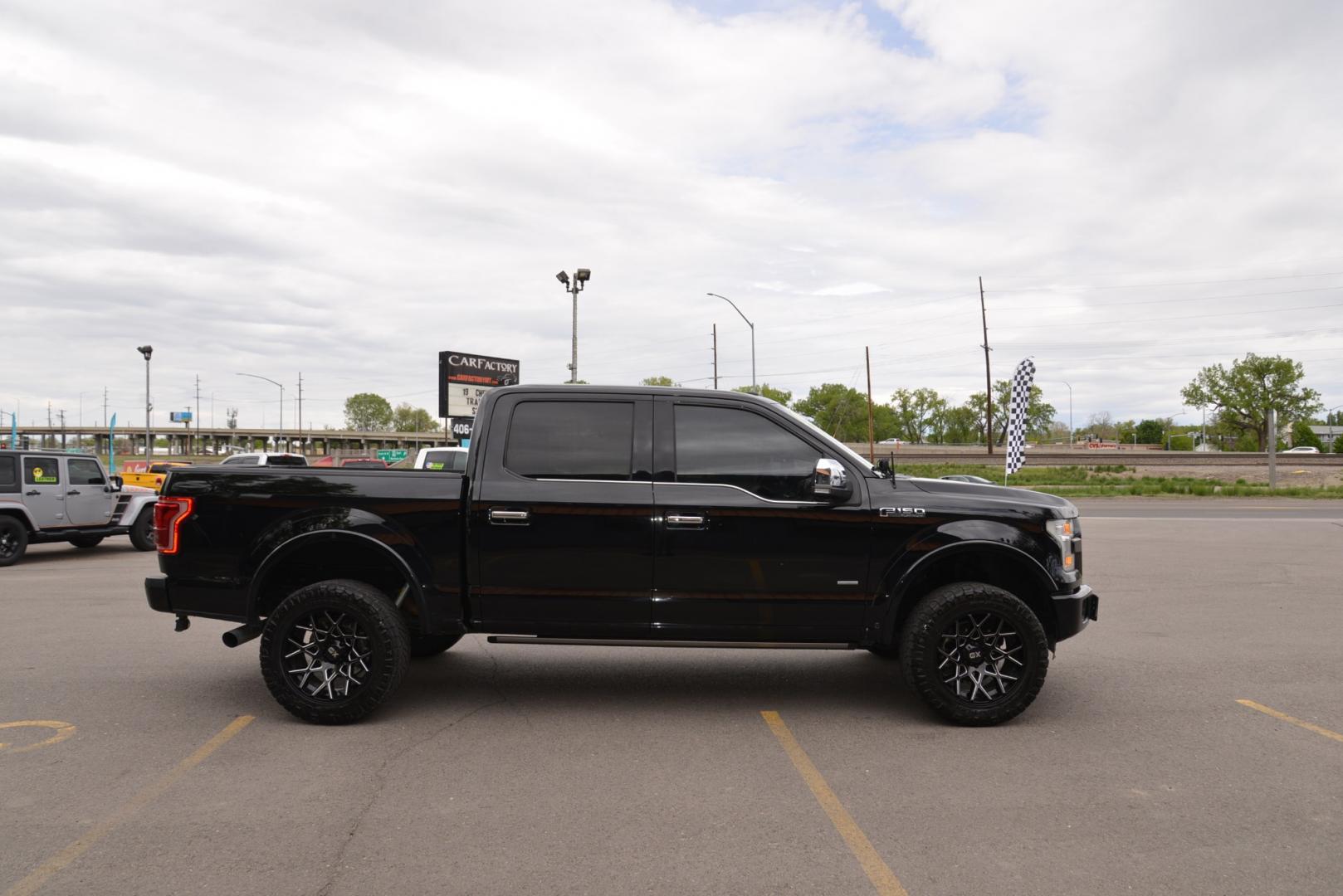 2016 Black /Brown leather Ford F-150 Platinum SuperCrew 5.5-ft. Bed 4WD (1FTEW1EG3GF) with an 3.5L V6 TURBO engine, 6A transmission, located at 4562 State Avenue, Billings, MT, 59101, (406) 896-9833, 45.769516, -108.526772 - Photo#2